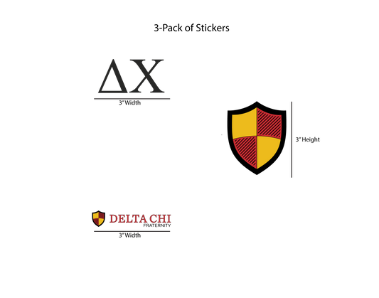 Delta Chi Stickers