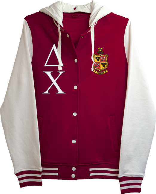 Delta Chi Varsity Hooded Sweatshirt