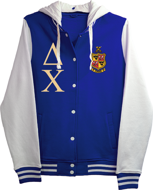Delta Chi Varsity Hooded Sweatshirt