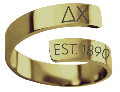 Delta Chi Year and Letters Rings