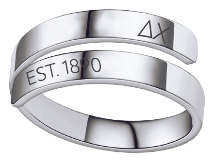 Delta Chi Year and Letters Rings