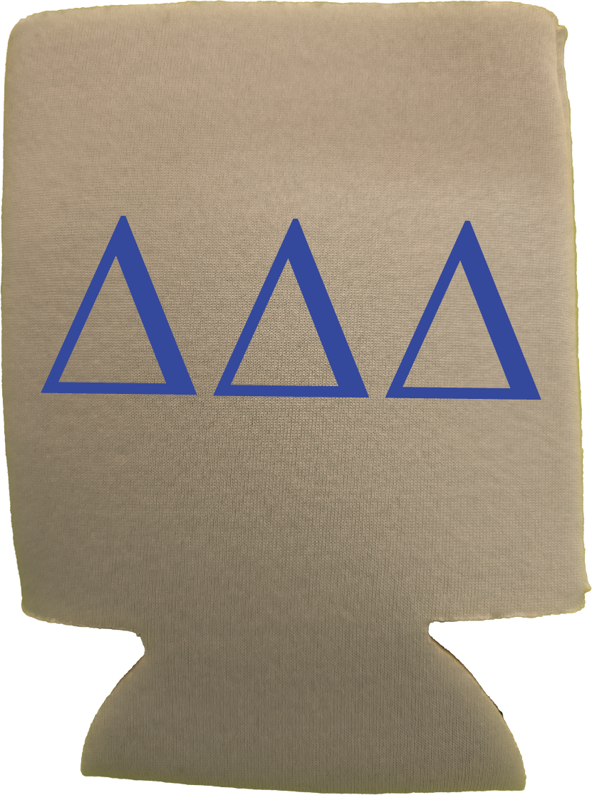 Delta Delta Delta Can Coozies