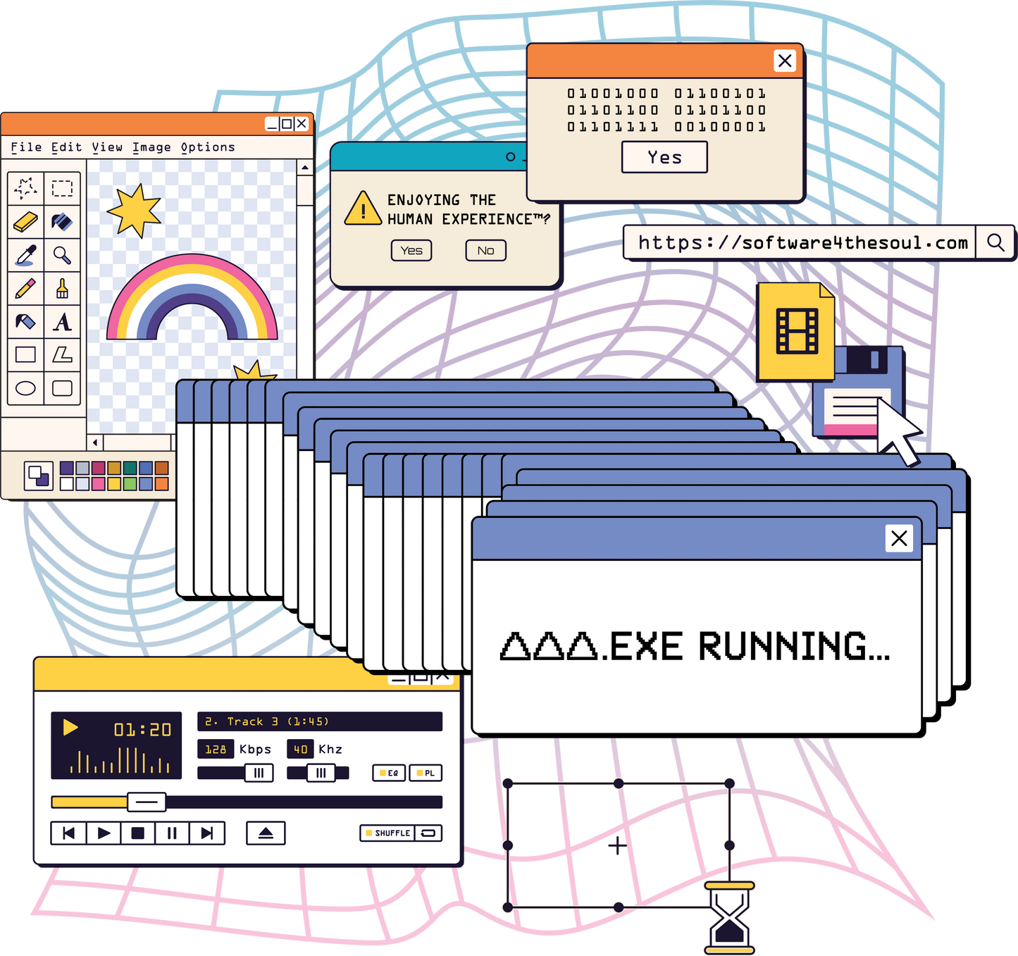 Delta Delta Delta Offline Graphic Tee