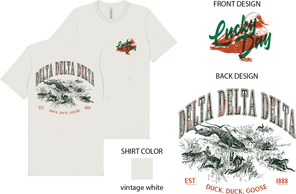 Delta Delta Delta Open Season Graphic Tee