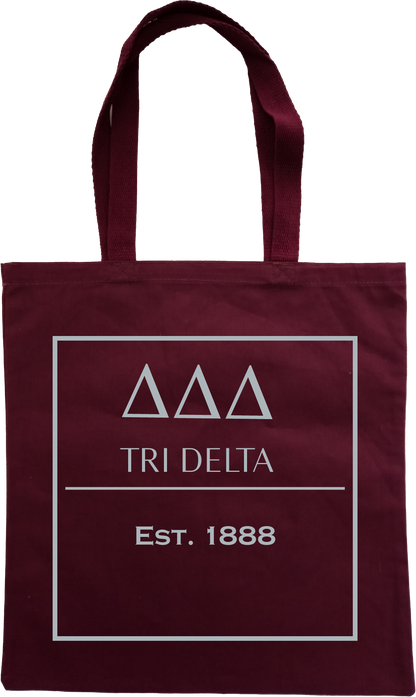 Delta Delta Delta Tote Bags