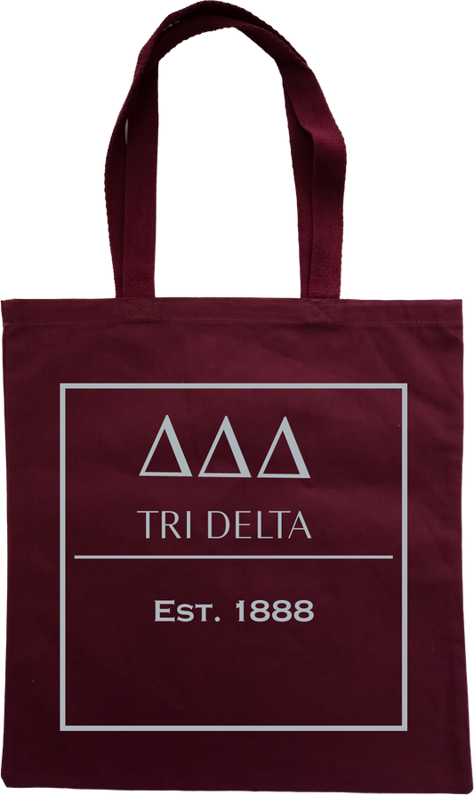 Delta Delta Delta Tote Bags