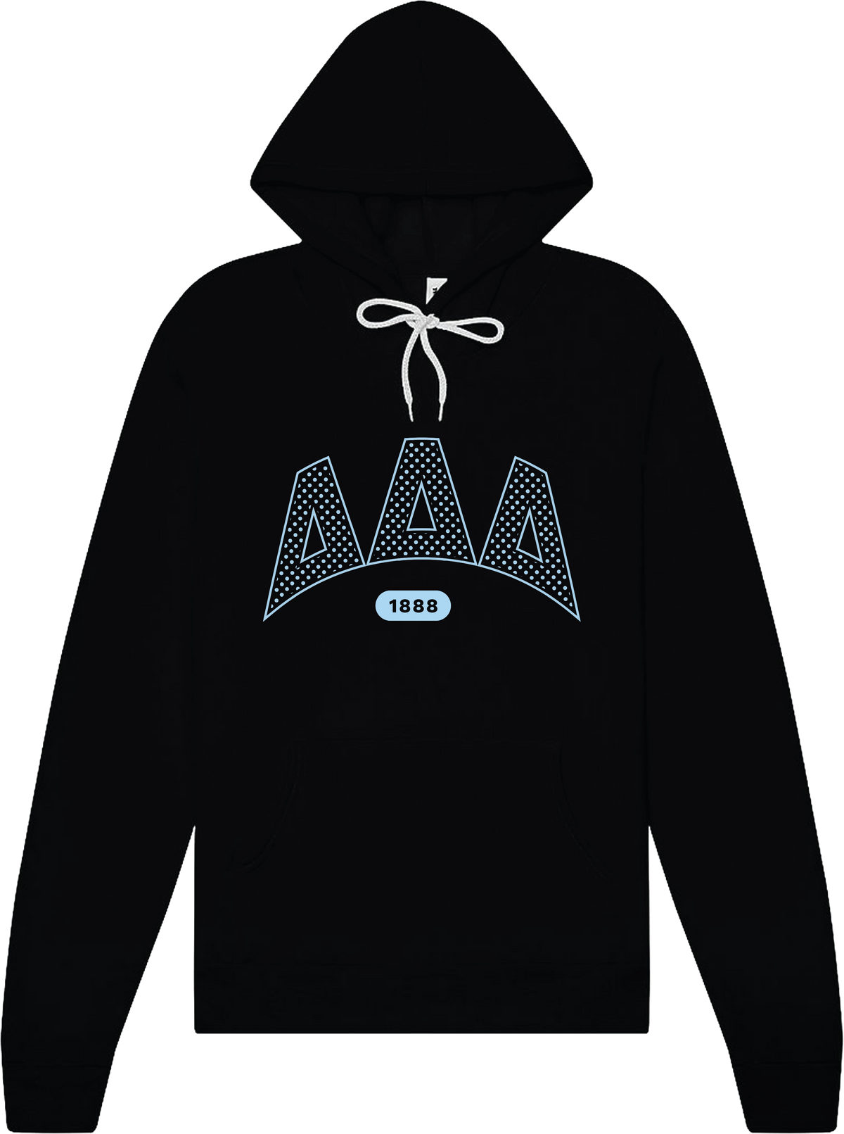 Delta Delta Delta Varsity Polka Dot Hoodie