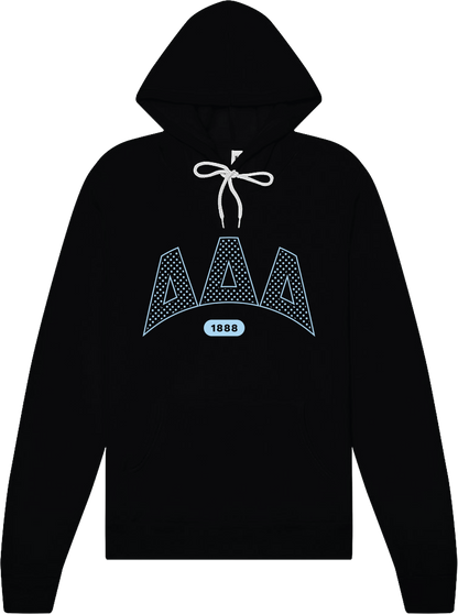 Delta Delta Delta Varsity Polka Dot Hoodie