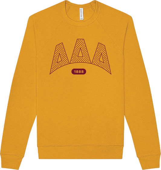 Delta Delta Delta Varsity Polka Dot Crewneck