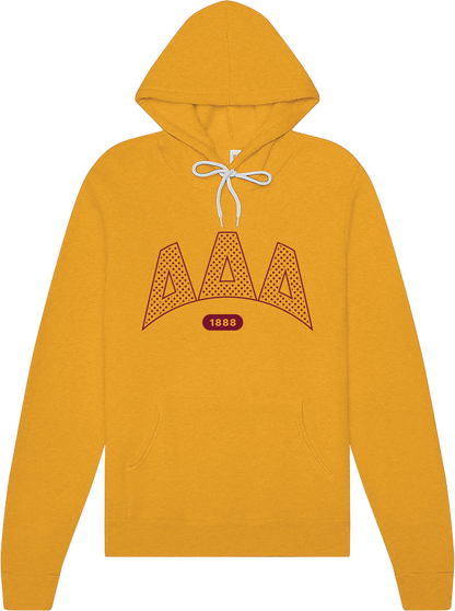 Delta Delta Delta Varsity Polka Dot Hoodie