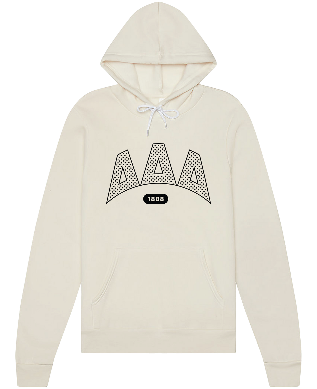 Delta Delta Delta Varsity Polka Dot Hoodie
