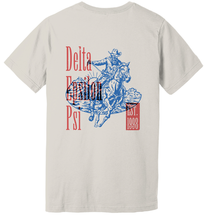 Delta Epsilon Psi Cowboy Graphic T-Shirt