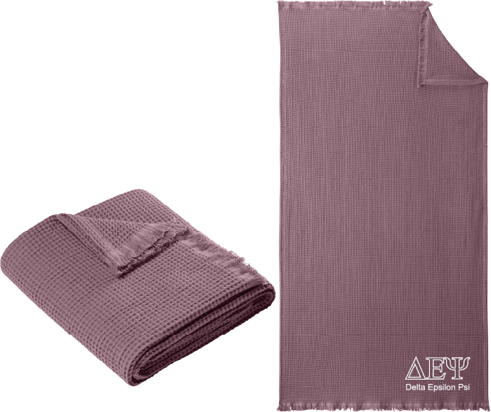 Delta Epsilon Psi Letters and Name Blankets