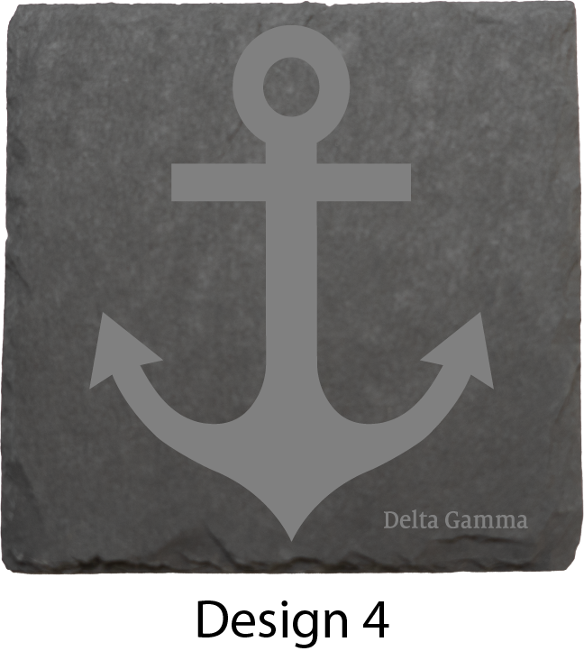 Delta Gamma Stone Coasters - 4-Pack