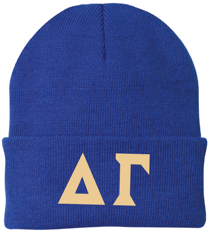 Delta Gamma Lettered Beanies