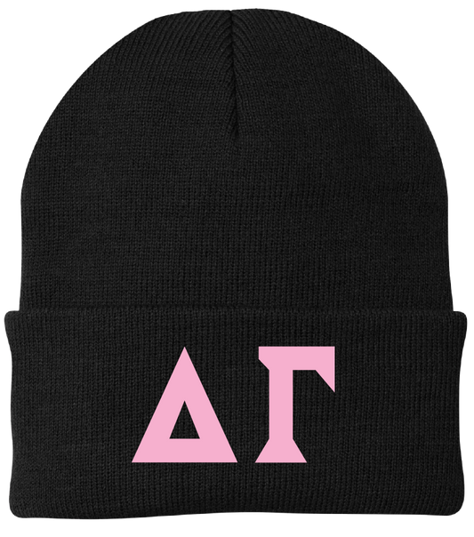 Delta Gamma Lettered Beanies