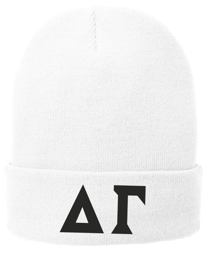 Delta Gamma Lettered Beanies