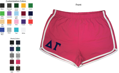 Delta Gamma Lettered Women's Shorts