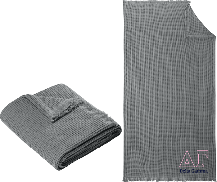 Delta Gamma Letters and Name Blankets