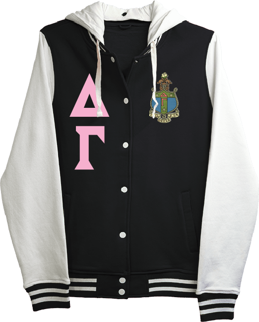 Delta Gamma Varsity Hooded Sweatshirt
