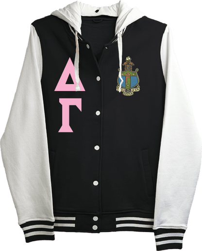 Delta Gamma Varsity Hooded Sweatshirt