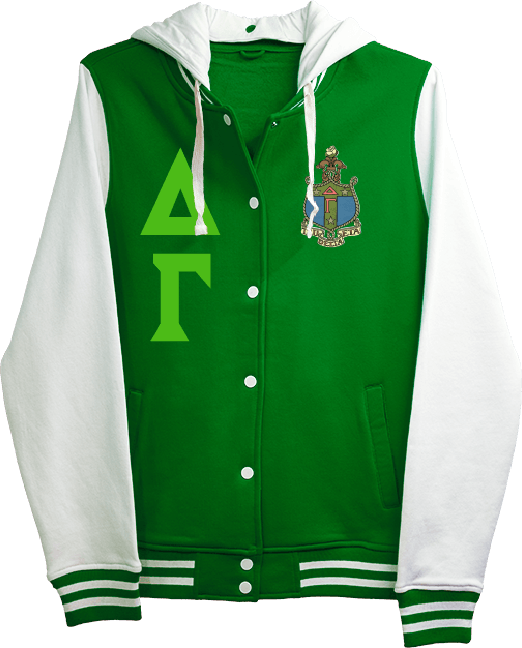 Delta Gamma Varsity Hooded Sweatshirt