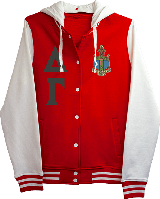Delta Gamma Varsity Hooded Sweatshirt