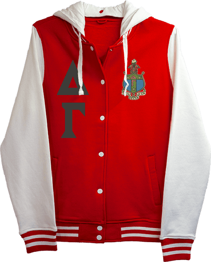Delta Gamma Varsity Hooded Sweatshirt