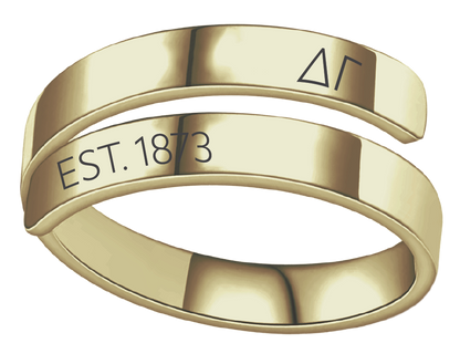 Delta Gamma Year and Letters Rings