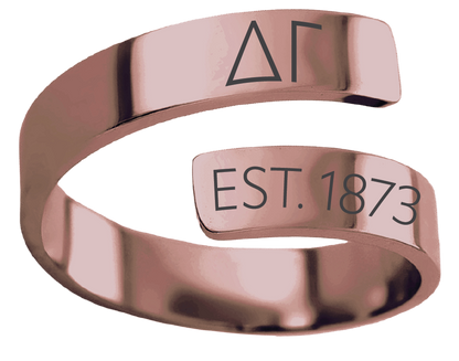 Delta Gamma Year and Letters Rings