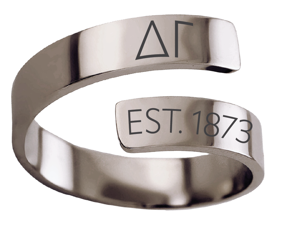 Delta Gamma Year and Letters Rings