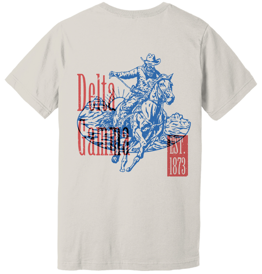 Delta Gamma Cowboy Graphic T-Shirt