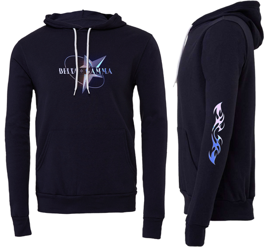Delta Gamma Pink Chrome Graphic Hoodie