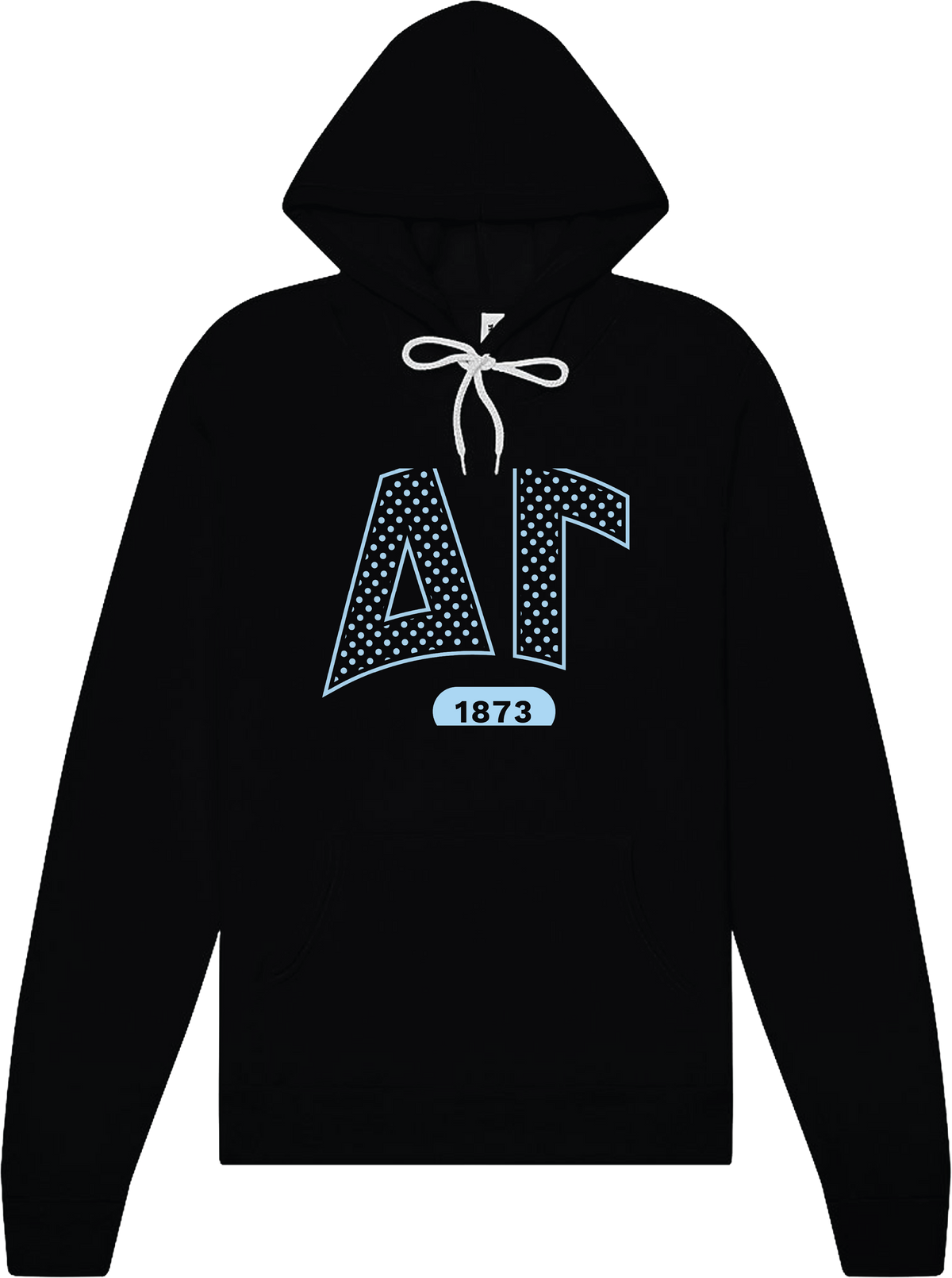 Delta Gamma Varsity Polka Dot Hoodie