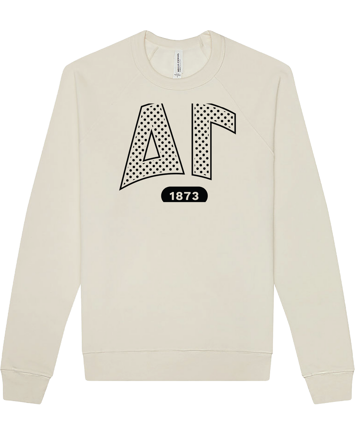 Delta Gamma Varsity Polka Dot Crewneck