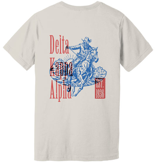 Delta Kappa Alpha Cowboy Graphic T-Shirt