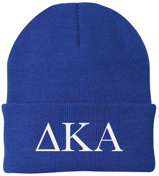 Delta Kappa Alpha Lettered Beanies
