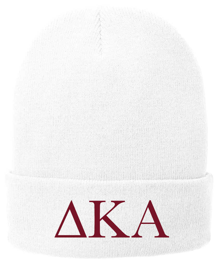 Sigma Tau Delta Lettered Beanies