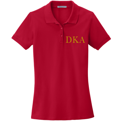 Delta Kappa Alpha Ladies' Embroidered Polo Shirt
