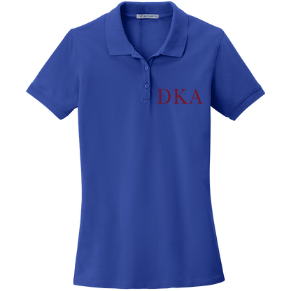 Delta Kappa Alpha Ladies' Embroidered Polo Shirt
