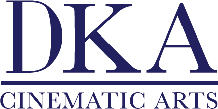 DKA Cinematic Arts logo with a blue and white color scheme