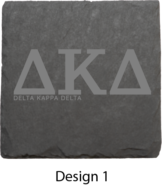 Delta Kappa Delta Stone Coasters - 4-Pack