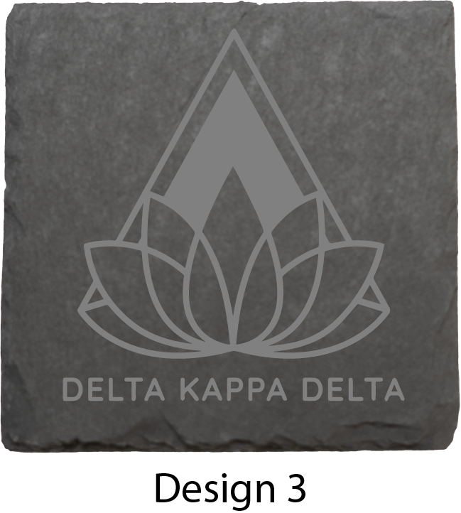 Delta Kappa Delta Stone Coasters - 4-Pack