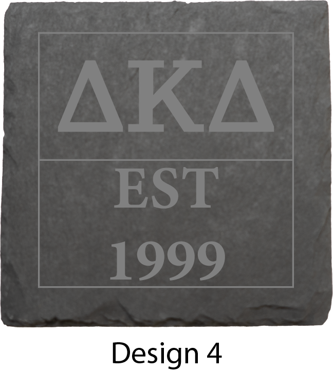 Delta Kappa Delta Stone Coasters - 4-Pack