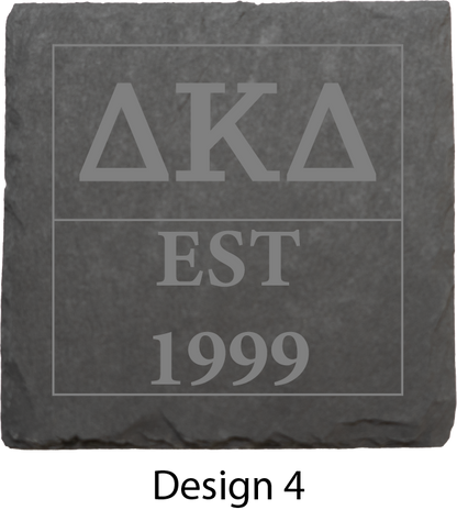 Delta Kappa Delta Stone Coasters - 4-Pack