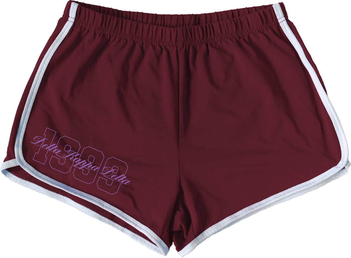 DeltaKappaDeltaNameandYearShortsMaroon