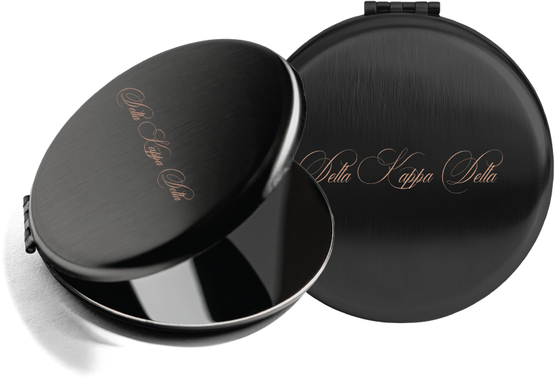Delta Kappa Delta Script Pocket Mirrors