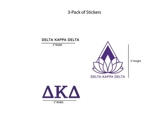 Delta Kappa Delta Stickers