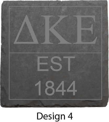 Delta Kappa Epsilon Stone Coasters - 4-Pack