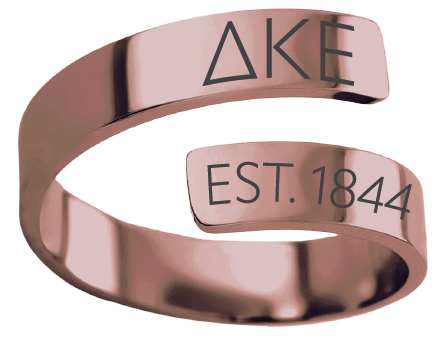 Delta Kappa Epsilon Year and Letters Rings